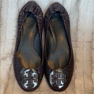 Tory Burch Reva Leather Flats